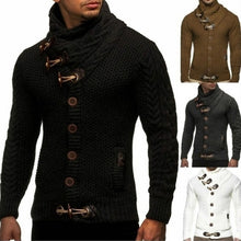 Load image into Gallery viewer, 2021 Winter Men Knitted Sweater Coat Front Button Fashion Autumn - FlorentClothingStore 
