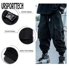 Load image into Gallery viewer, Cargo Pants Men Hip Hop Harem Pant Streetwear Harajuku Track Jogger Sweatpant Cotton - FlorentClothingStore 
