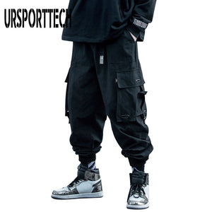 Cargo Pants Men Hip Hop Harem Pant Streetwear Harajuku Track Jogger Sweatpant Cotton - FlorentClothingStore 