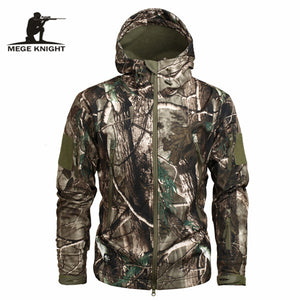 Mege Brand Clothing Autumn Men&#39;s Military Camouflage Fleece Jacket Army Tactical - FlorentClothingStore 