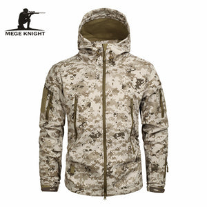 Mege Brand Clothing Autumn Men&#39;s Military Camouflage Fleece Jacket Army Tactical - FlorentClothingStore 