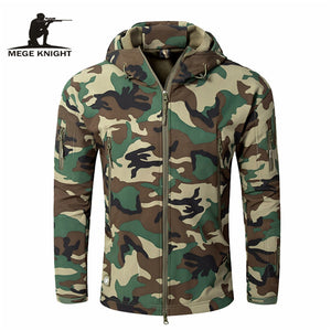 Mege Brand Clothing Autumn Men&#39;s Military Camouflage Fleece Jacket Army Tactical - FlorentClothingStore 
