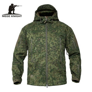 Mege Brand Clothing Autumn Men&#39;s Military Camouflage Fleece Jacket Army Tactical - FlorentClothingStore 