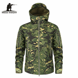 Mege Brand Clothing Autumn Men&#39;s Military Camouflage Fleece Jacket Army Tactical - FlorentClothingStore 