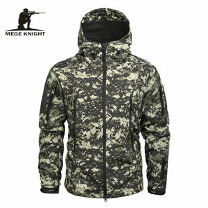 Mege Brand Clothing Autumn Men&#39;s Military Camouflage Fleece Jacket Army Tactical - FlorentClothingStore 