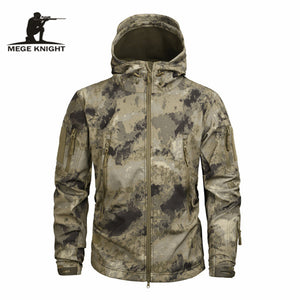 Mege Brand Clothing Autumn Men&#39;s Military Camouflage Fleece Jacket Army Tactical - FlorentClothingStore 
