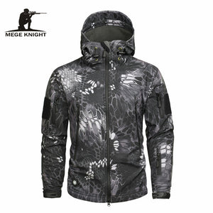 Mege Brand Clothing Autumn Men&#39;s Military Camouflage Fleece Jacket Army Tactical - FlorentClothingStore 