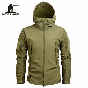 Mege Brand Clothing Autumn Men&#39;s Military Camouflage Fleece Jacket Army Tactical - FlorentClothingStore 