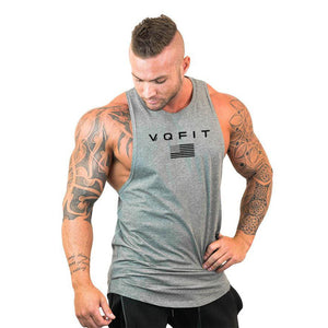 Mens tank tops shirt gym tank top fitness clothing vest sleeveless cotton man canotte bodybuilding ropa hombre man clothes wear - FlorentClothingStore 