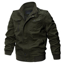 Load image into Gallery viewer, Plus Size Military Bomber Jacket Men Spring Autumn Casual Multi-pocket Pilot Jackets - FlorentClothingStore 
