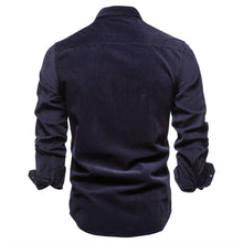 Load image into Gallery viewer, 2021 New Single Breasted 100% Cotton Me Shirt Business Casual Fashion Solid Color - florentclothing store 
