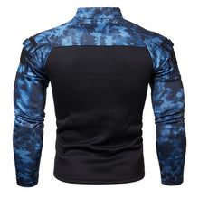 Load image into Gallery viewer, Tactical Combat Men Sweaters Military Uniform Camouflage Zippers US Army Clothes Camo Long Sleeve Shirt
