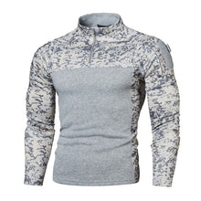 Load image into Gallery viewer, Tactical Combat Men Sweaters Military Uniform Camouflage Zippers US Army Clothes Camo Long Sleeve Shirt
