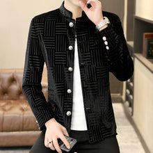 Load image into Gallery viewer, High Quality Blazer Men&#39;s Korean Version Trend Fashion Elegant Simple High-end Business Casual Gentleman Suit Loose Jacket
