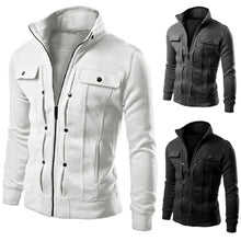 Load image into Gallery viewer, Hoodie Fleece Cardigan Coat Men Sweatshirts Pullover
