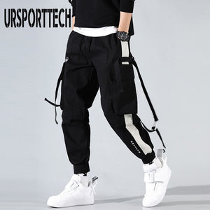 Cargo Pants Men Hip Hop Harem Pant Streetwear Harajuku Track Jogger Sweatpant Cotton - FlorentClothingStore 