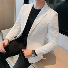 Load image into Gallery viewer, 2022 Casual Suit Jackets Blazer for Men Wedding Slim Fit Outwear Oversized Single Breasted
