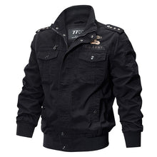 Load image into Gallery viewer, Plus Size Military Bomber Jacket Men Spring Autumn Casual Multi-pocket Pilot Jackets - FlorentClothingStore 
