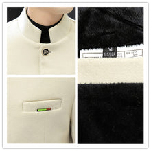 Load image into Gallery viewer, Boutique Men&#39;s Thickened Stand-up Collar Elegant Blazer Casual Korean Version of The Slim
