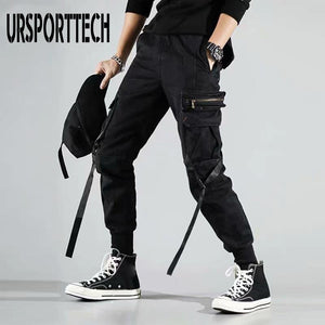 Cargo Pants Men Hip Hop Harem Pant Streetwear Harajuku Track Jogger Sweatpant Cotton - FlorentClothingStore 