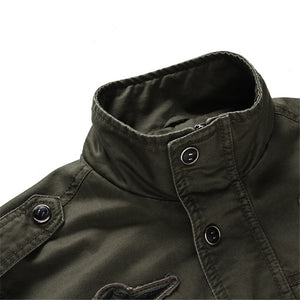 2022 Military Jacket Men Jeans Casual Cotton Coat Plus Size 6XL Army Bomber - FlorentClothingStore 