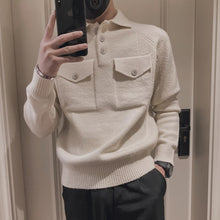 Load image into Gallery viewer, 2021 Brand Clothing Men Winter High Quality Slim Fit Thermal Knitted Sweater/Male Fashion
