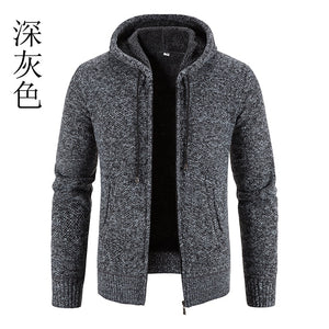 Men Cardigans Hooded Sweaters Slim FIit Casual Sweatercoats Jackets Good Quality