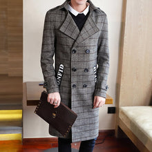 Load image into Gallery viewer, High Quality Blazer Men&#39;s British Style Advanced Simple Elegant Fashion Business Party Gentleman&#39;s Suit Jacket Woollen Coat
