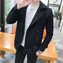 Load image into Gallery viewer, 2022 Brand clothing Men High Quality Leisure plaid Woolen cloth coat/Male slim fit winter
