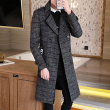 Load image into Gallery viewer, High Quality Blazer Men&#39;s British Style Advanced Simple Elegant Fashion Business Party Gentleman&#39;s Suit Jacket Woollen Coat
