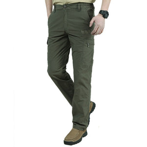 Men's Military Style Cargo Pants  Summer Waterproof Breathable M Trousers Joggers Army Pockets - FlorentClothingStore 