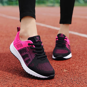 ZHENZU Women's Sport Shoes Female Brand Sneakers Woman Running Shoes Breathable Antislip Light Flats - florentclothing store 