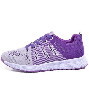 ZHENZU Women's Sport Shoes Female Brand Sneakers Woman Running Shoes Breathable Antislip Light Flats - florentclothing store 