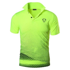 jeansian Men's Sport Tee Polo Shirts POLOS Poloshirts Golf Tennis Badminton Dry Fit - FlorentClothingStore 