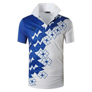 jeansian Men's Sport Tee Polo Shirts POLOS Poloshirts Golf Tennis Badminton Dry Fit - FlorentClothingStore 