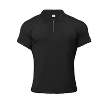 Load image into Gallery viewer, Muscleguys Man Fashion Polo Shirt Casual Fashion Plain Color Short Sleeve High Quality - florentclothing store 
