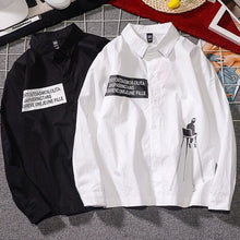 Load image into Gallery viewer, Jacket Men Plus Size Japanese Streetwear Vintage Loose Autumn Printing Clothes Mens - florentclothing store 
