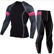 Load image into Gallery viewer, Winter Thermal Underwear Set Men&#39;s Sportswear Running Training Warm Base - florentclothing store 
