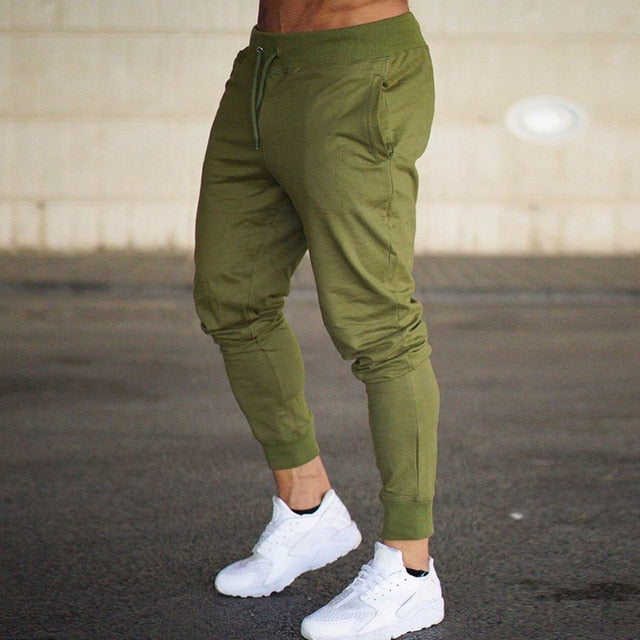 Mens Joggers Casual Pants Fitness Male Sportswear Tracksuit Bottoms Skinny Sweatpants Trousers - florentclothing store 