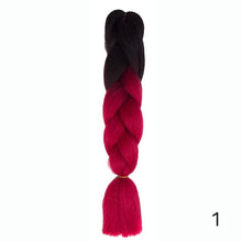 Load image into Gallery viewer, Synthetic hair Braids Kanekalon Ombre Braiding Hair Extension Box Braid Hair - florentclothing store 
