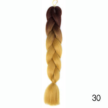 Load image into Gallery viewer, Synthetic hair Braids Kanekalon Ombre Braiding Hair Extension Box Braid Hair - florentclothing store 
