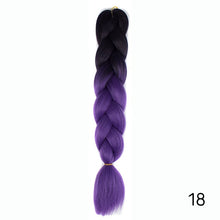 Load image into Gallery viewer, Synthetic hair Braids Kanekalon Ombre Braiding Hair Extension Box Braid Hair - florentclothing store 
