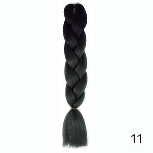 Synthetic hair Braids Kanekalon Ombre Braiding Hair Extension Box Braid Hair - florentclothing store 