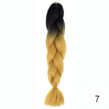 Load image into Gallery viewer, Synthetic hair Braids Kanekalon Ombre Braiding Hair Extension Box Braid Hair - florentclothing store 
