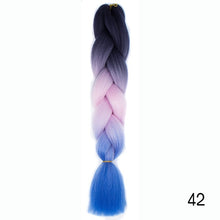 Load image into Gallery viewer, Synthetic hair Braids Kanekalon Ombre Braiding Hair Extension Box Braid Hair - florentclothing store 
