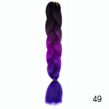 Load image into Gallery viewer, Synthetic hair Braids Kanekalon Ombre Braiding Hair Extension Box Braid Hair - florentclothing store 
