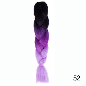 Synthetic hair Braids Kanekalon Ombre Braiding Hair Extension Box Braid Hair - florentclothing store 