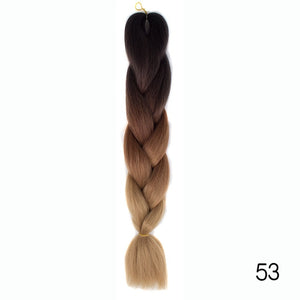 Synthetic hair Braids Kanekalon Ombre Braiding Hair Extension Box Braid Hair - florentclothing store 