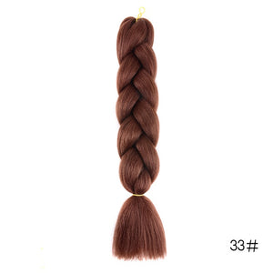 Synthetic hair Braids Kanekalon Ombre Braiding Hair Extension Box Braid Hair - florentclothing store 