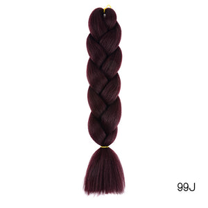 Synthetic hair Braids Kanekalon Ombre Braiding Hair Extension Box Braid Hair - florentclothing store 